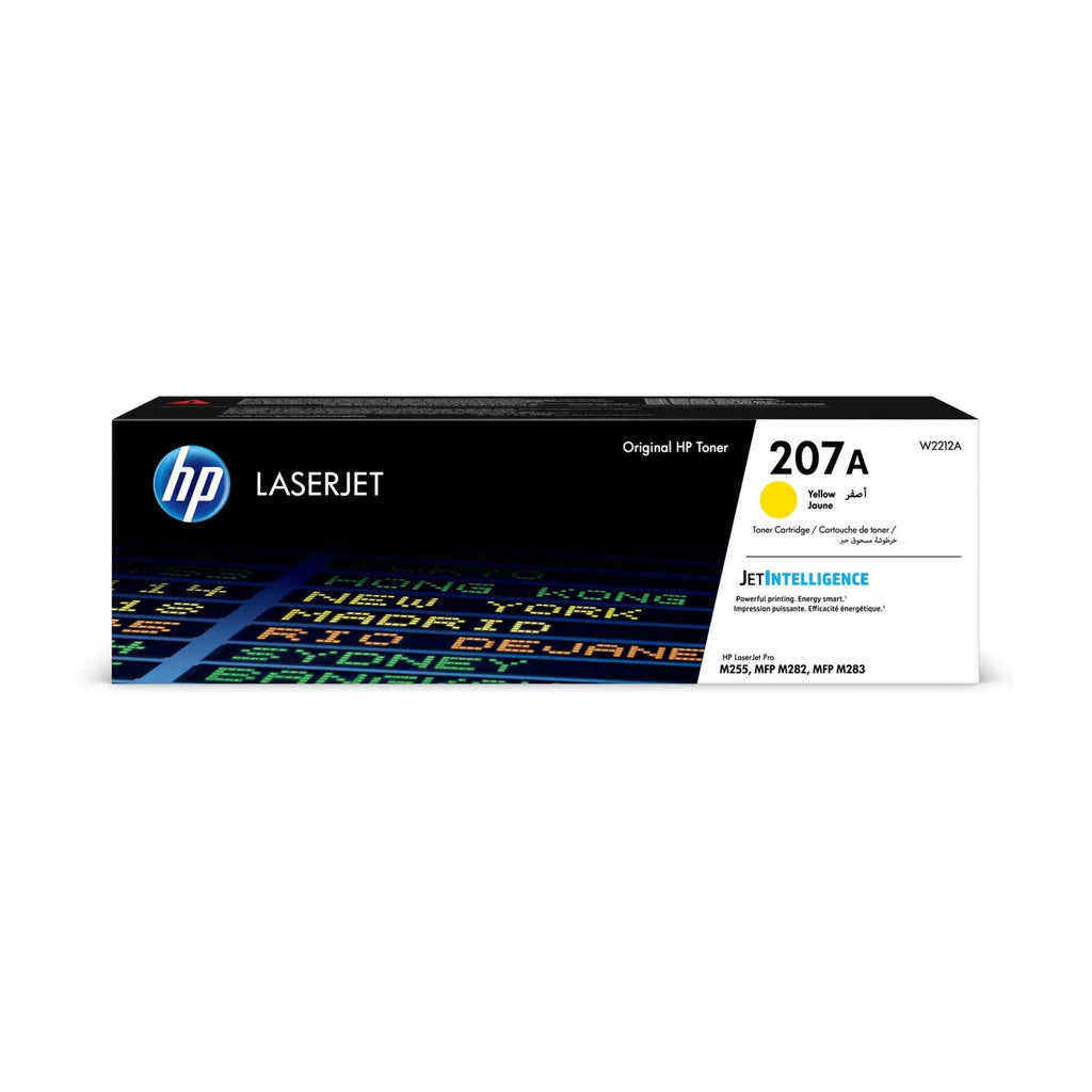 HP 207A YELLOW LASERJET TONER CARTRIGE FOR CLJPRO M255/M283 (YIELD 1250 PAGES) | Hewlett Packard Toner Cartridges Genuine