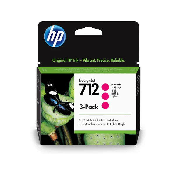 HP 712 29ml Original Magenta Designjet Ink Cartridge | Hewlett Packard Inkjet Cartridges Genuine