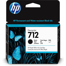HP 712 80ml Original Black Designjet Ink Cartridge | Hewlett Packard Inkjet Cartridges Genuine