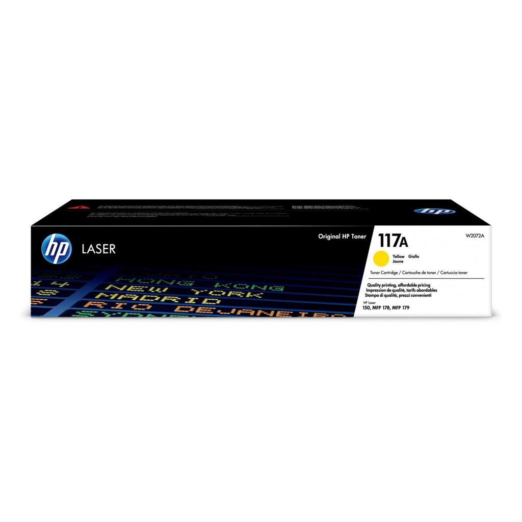 HP 117A YELLOW LASERJET TONER FOR LASER 150/MFP 178/179 (PAGE YIELD 700) | Hewlett Packard Toner Cartridges Genuine