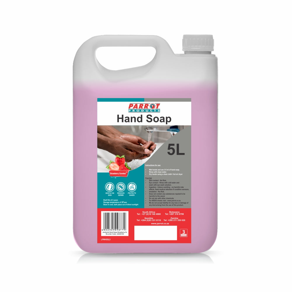 JANITORIAL HAND SOAP STRAWBERRY 5L | Cleaning Materials