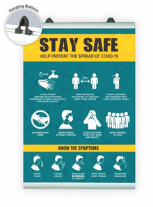 Covid19 Hanging Batten + Poster A2 | PPE
