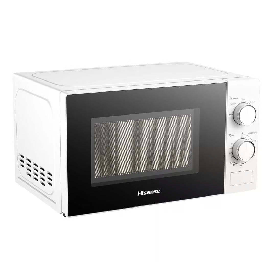 Hissense 20L Microwave Black Power 200W Microwave Power Level Door Lock White Cavity Manual Control | Microwave Ovens