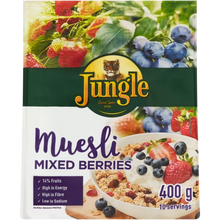 Jungle Mixed Berries Muesli Cereal 400g | Biscuits