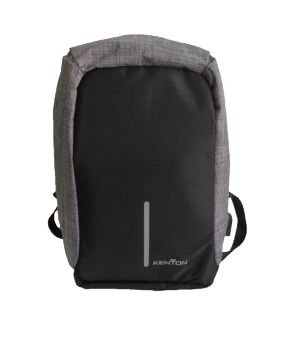 KENTON LAPTOP ANTI THEFT BACKPACK BLACK AND GREY | Laptop bag