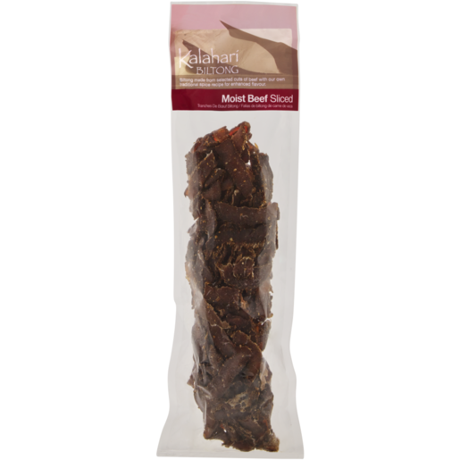 Kalahari Biltong Moist Sliced Beef Biltong 350g | CANTEEN & JANITORIAL