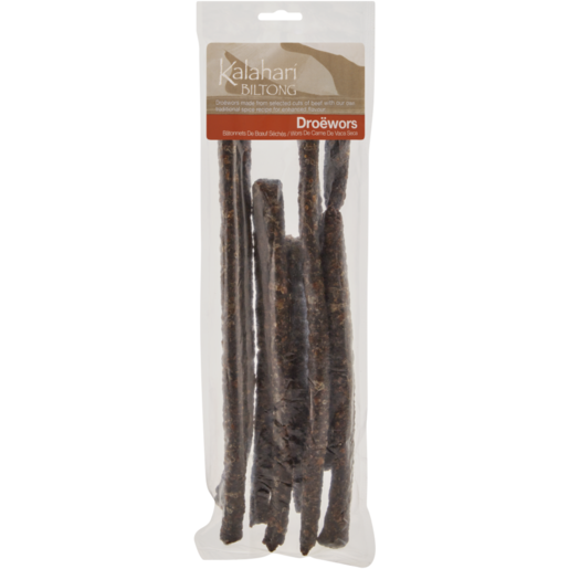 Kalahari Biltong Beef Droëwors 350g | CANTEEN & JANITORIAL
