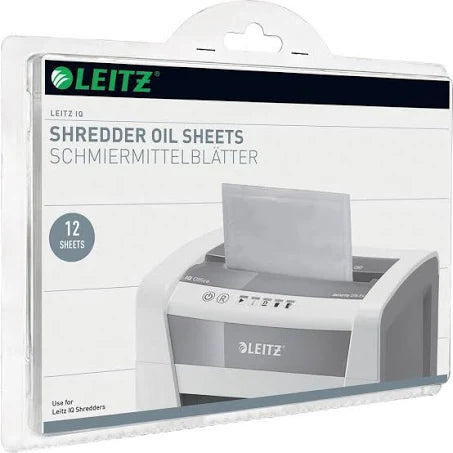 OIL SHEETS LEITZ PACK 12 | Shredders