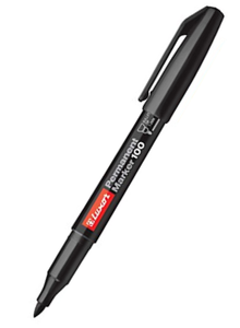 Luxor 100 F Permanent Marker Black | Permanent Marking Pens
