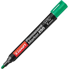 LUXOR 250 PERMANENT MARKER BULLET M GREEN | Permanent Marking Pens