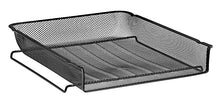 MESH TRAY SINGLE BLACK | Letter Trays