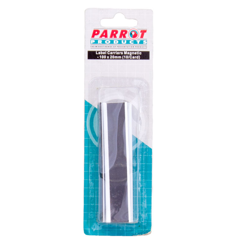 LABEL CARRIERS MAGNETIC 20*100MM 10 PACK | Magnetic Flex Strips