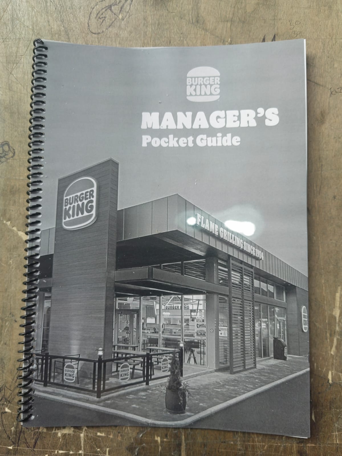 Burger King booklets - Manager's Pocket Guide | Books,Pads & Carbon