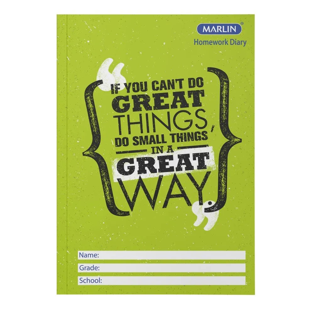 MARLIN A5 HOMEWORK DIARY UNDATED | Diaries