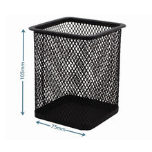 Mesh Square Pen Holder M105 - Black | Desk Organisers