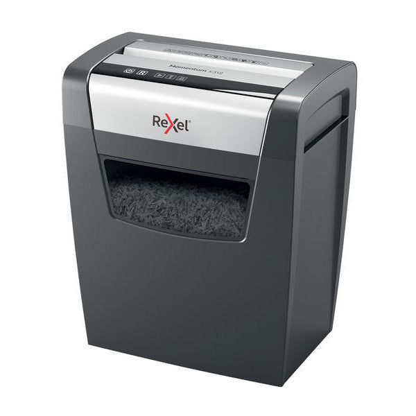 Rexel Momentum X312 P3 Cross Cut 12 Sheet Paper Shredder 23L Bin | Shredders