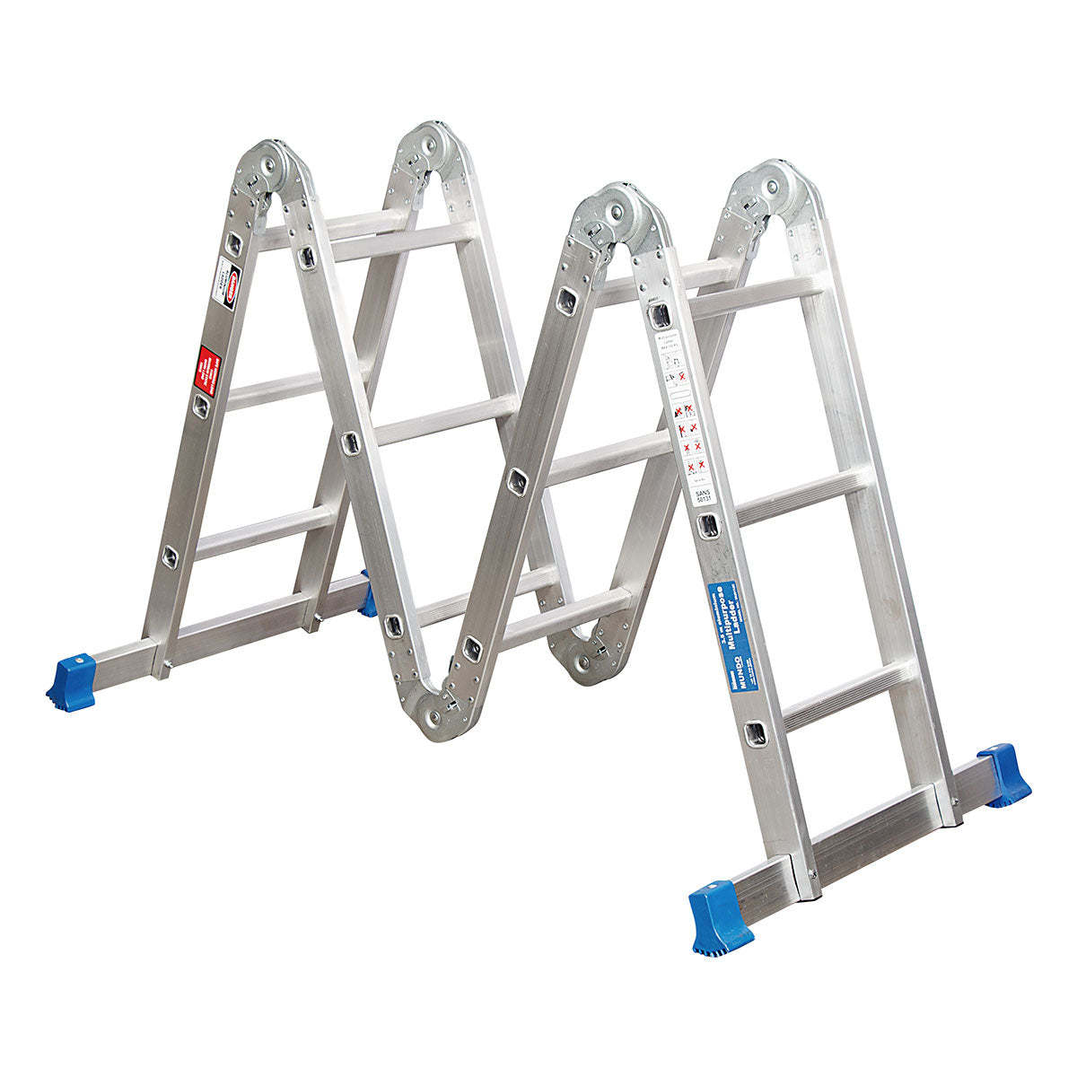 Aluminium Domestic Double Sided A-Frame Ladder | Office Furniture