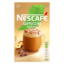 NESCAFE HAZELNUT INSTANT CAPPUCCINO SACHETS 10 PACK | Instant Coffees