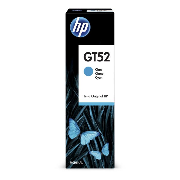 HP GT52 CYAN ORIGINAL INK BOTTLE FOR DESKJET GT 5810 5820 ALL-IN-ONE (8000 PAGE YIELD) | Hewlett Packard Inkjet Cartridges Genuine