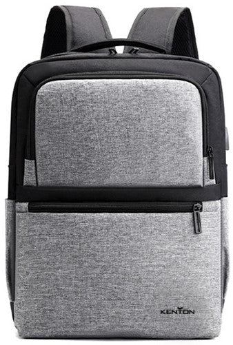 KENTON 15.6" LAPTOP BACKPACK GREY | Laptop bag