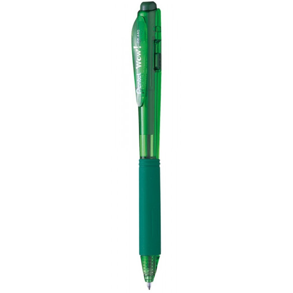 PENTEL RETRACT BPN 1.0 GREEN SOFT GRIP | Ballpoint Pens