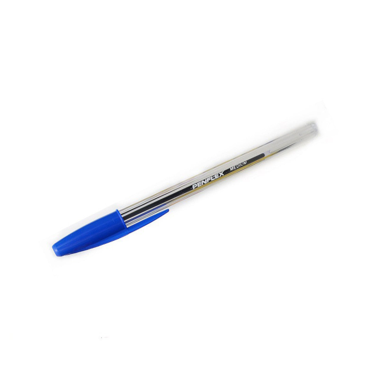 Penflex Ballpen Clear Med Blue | Ballpoint Pens
