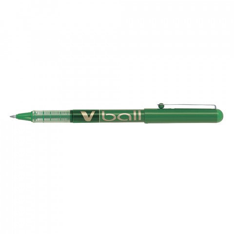 PILOT V-BALL ROLLER BALL FINE 0.5 GREEN | Roller Ball Pens