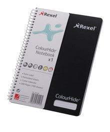 REXEL A5 NOTEBOOK - BLACK | Notebooks