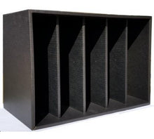 L/A STORAGE BOX 5 COMPARTMENT BLACK | Stor-A-File