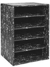 L/A  STORAGE BOX 5 COMPARTMENT MOTTLED | Stor-A-File