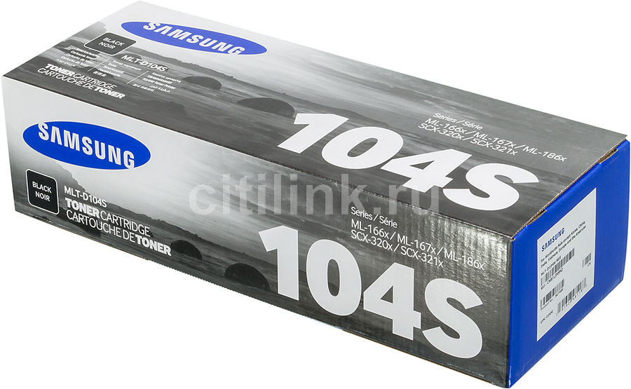 SAMSUNG MLT-D104S BLACK TONER CARTRIDGE FOR ML1660/1860/186 | Hewlett Packard Toner Cartridges Genuine