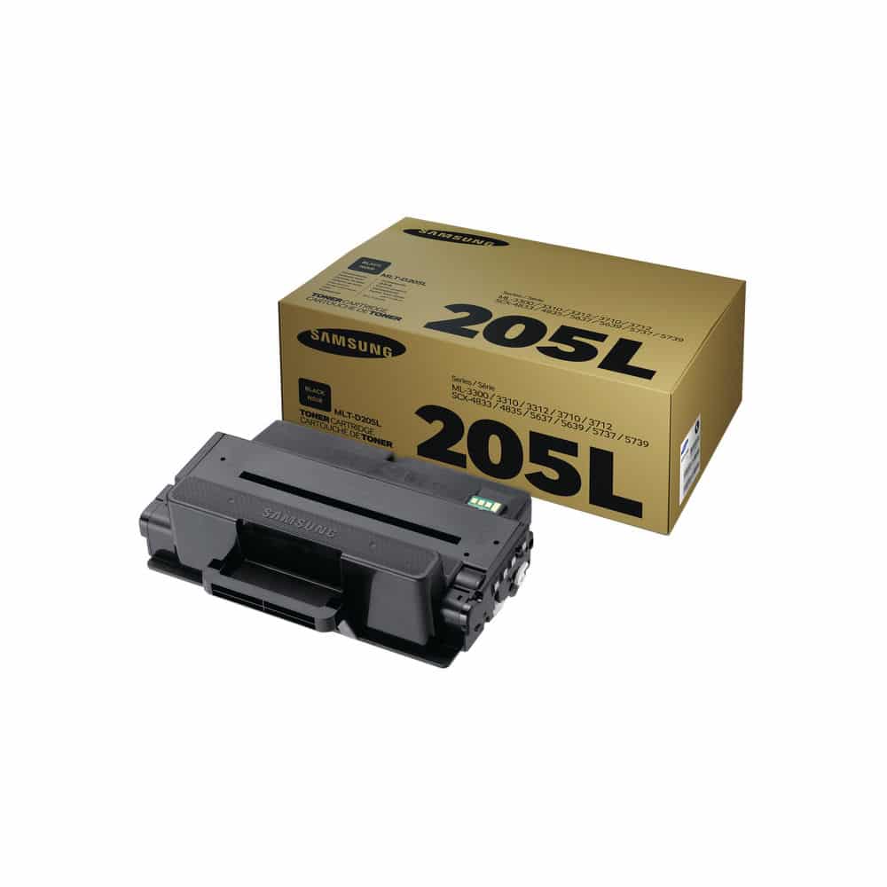 SAMSUNG MLT-D205S BLACK TONER CARTRIDGE FOR ML3310/3710/SCX4 | Samsung Toner Cartridges Genuine