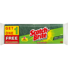 Scotch-Brite Heavy Duty Anti Bacterial Scourers 4 Pack | Cleaning Materials