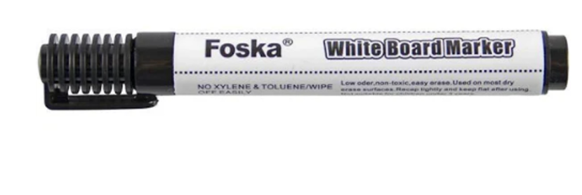 Foska Whiteboard Marker Black | Whiteboard Pens