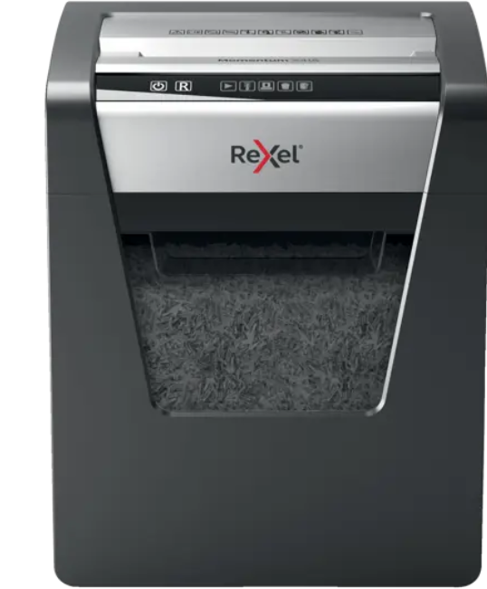 Rexel Momentum X415 Cross Cut Paper Shredder 15 Sheet - 23L Bin Capacity | Shredders
