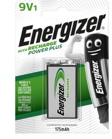Energizer 9V Rechargeable Battery 175 mAh | Batteries-Rechargeable