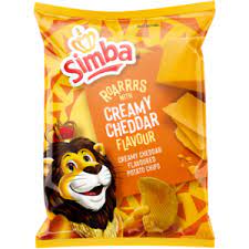 CHIPS SIMBA 36G, CREAMY CHEDDAR | CANTEEN & JANITORIAL