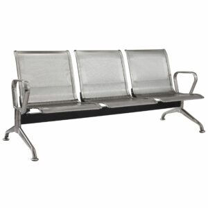3 SEATER STEEL AIRPORT BENCH | Office Furniture