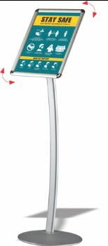 Covid19 Poster Stand + Poster - A3 Poster frame with stand | PPE