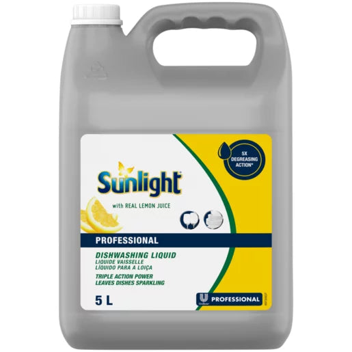 Sunlight Pro Dishwashing Liquid 5L | Cleaning Materials