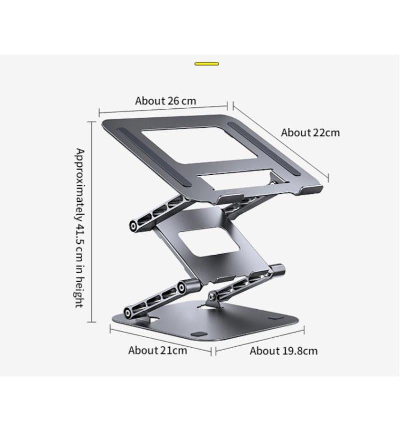 Tripple Lift Adjustable Aluminium Laptop Stand | Notebook Accessories