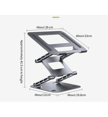 Tripple Lift Adjustable Aluminium Laptop Stand | Notebook Accessories