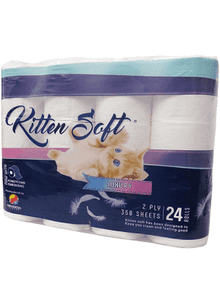 Toilet Paper 2ply Kitten Soft 24's