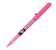 PILOT V-BALL ROLLER BALL FINE 0.5 PINK | Roller Ball Pens