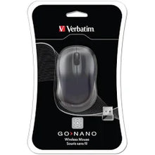 Verbatim Go Nano Wireless Mouse Black | Mice