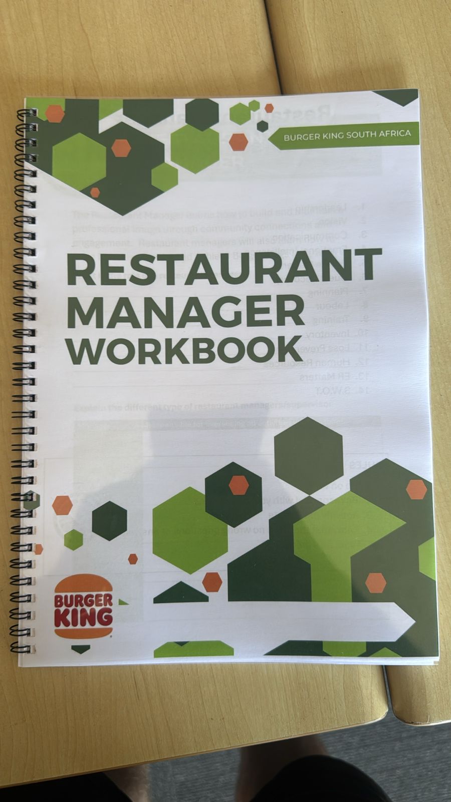 Burger King Booklets - RM Course Workbook | Exercise Books