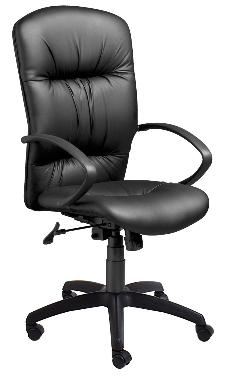 Zelda Bonded Leather Chair With Flexi Arms | Chairs