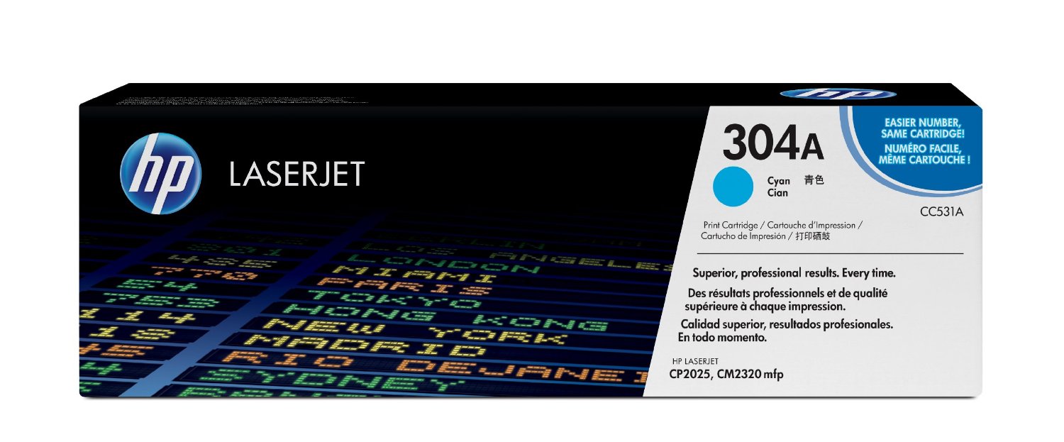 HP 304A Cyan Toner Cartridge | Hewlett Packard Toner Cartridges Genuine