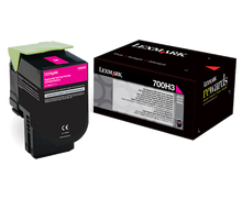 LEXMARK 700H3 MAGENTA HIGH YIELD TONER CARTRIDGE