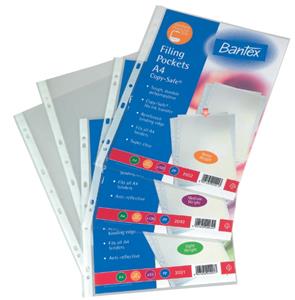 Bantex A4 PVC Pockets 120mic